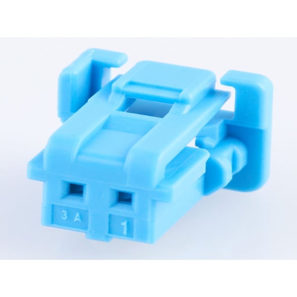 Molex Duraclik Isl Wire-To-Board Receptacle Housing, Single Row, Blue, 2 Circuits - 5601230204