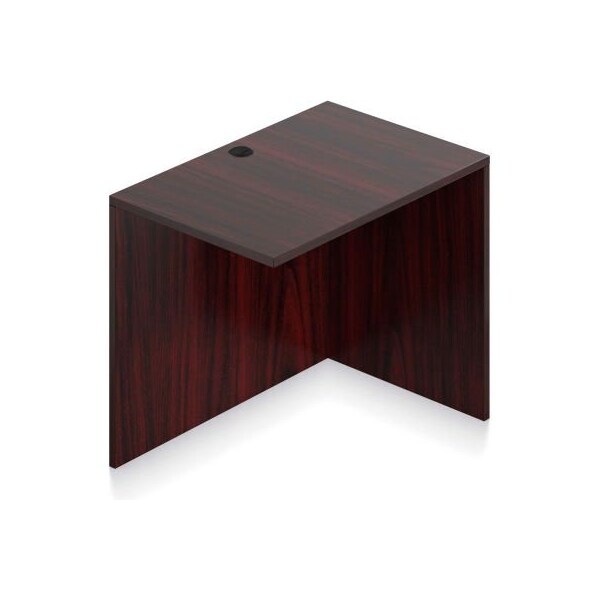 Gec Offices To Go Return Desk - 36"W x 24"D x 29-1/2"H - Mahogany - SL3624R-AML