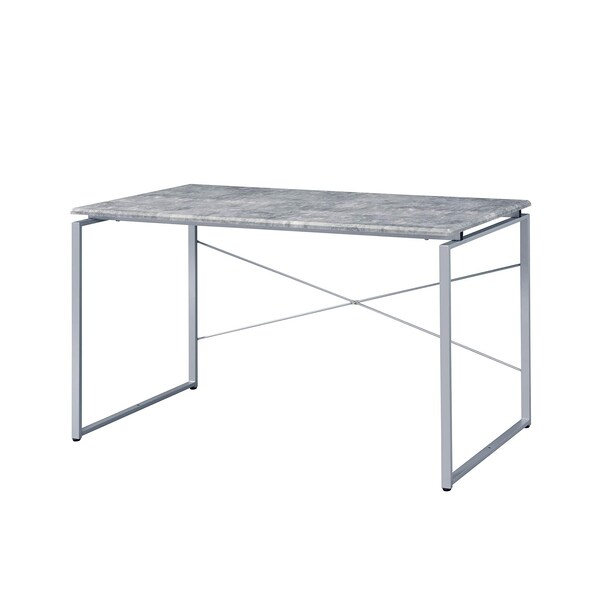 Acme 28 in H, 22 in W X Metal, Veneer, Composite Wood, Grey - ER-011SL