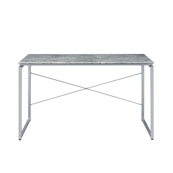 Acme 28 in H, 22 in W X Metal, Veneer, Composite Wood, Grey - ER-011SL