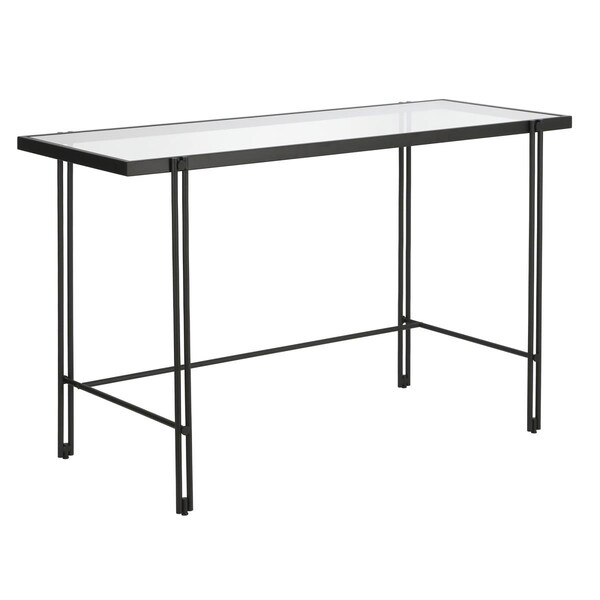 Hudson & Canal Henn &amp; Hart  Inez Blackened Bronze Desk - 30 x 48 x 20 in. - OF0635