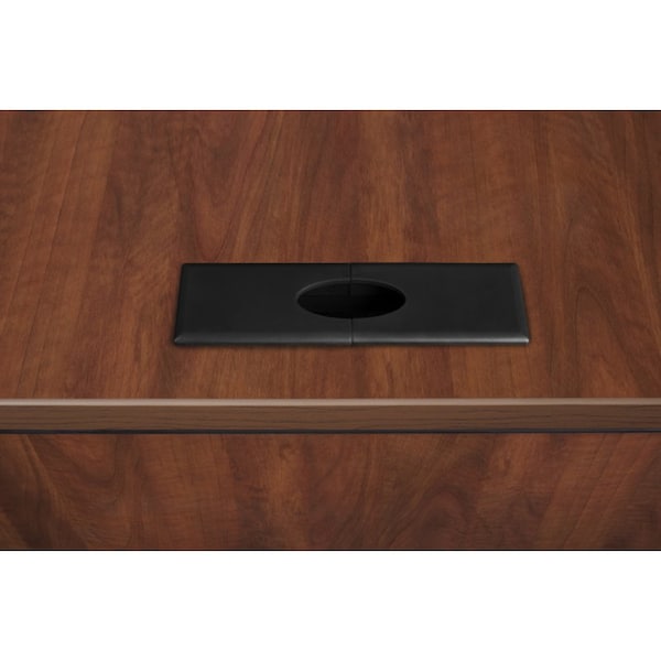 Regency Pedestal Desk Legacy 71" Single Pedestal L-Desk, 47" Re, Cherry - LLDSP713547CH