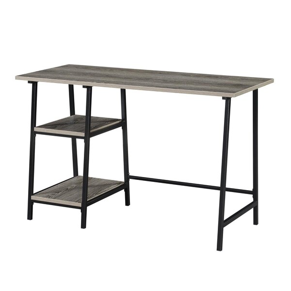 Convenience Concepts Designs2Go Trestle Wood Metal Desk - HI2540275