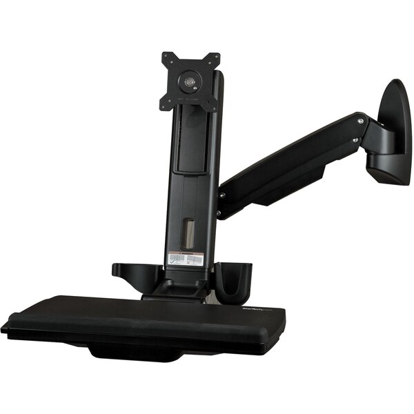 Startech.Com 31.5" D X 19.69 in H, 26.3" W X Steel, Aluminum and Plastic, Black - WALLSTS1