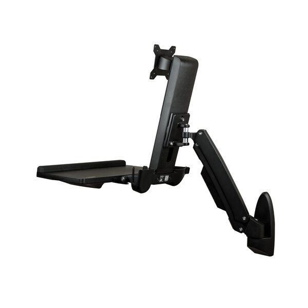 Startech.Com 31.5" D X 19.69 in H, 26.3" W X Steel, Aluminum and Plastic, Black - WALLSTS1