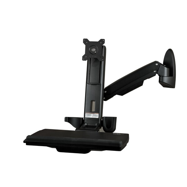 Startech.Com 31.5" D X 19.69 in H, 26.3" W X Steel, Aluminum and Plastic, Black - WALLSTS1