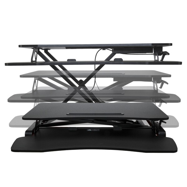 Royal 5.7 in D X 34.5 in W X Plastic, Metal, Black - SD320