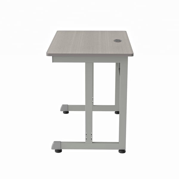 Linea Italia Computer Desk for Small Spaces, 36 inW x 24 inD x 30 inH, Gray/Ash - ZUD139