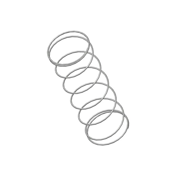 Approved Vendor Compression Spring, O=2.187, L= 6.38, W= .072 R - G709968288