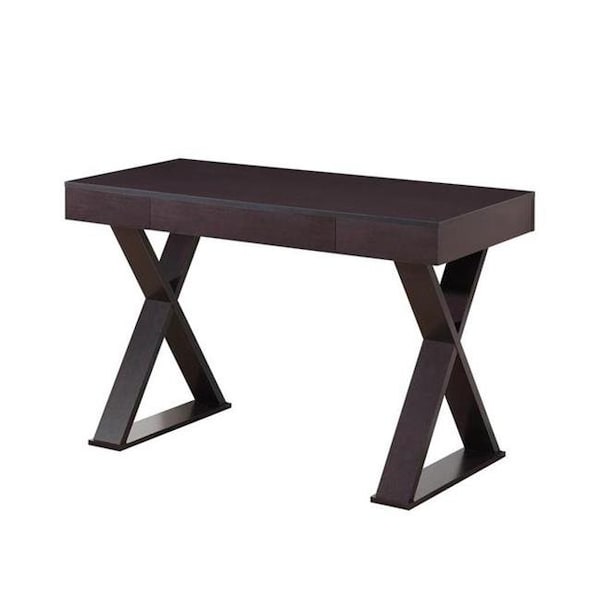 Techni Mobili Techni Mobili RTA-8406-ES Trendy Writing Desk with Drawer; Espresso - 30 x 47.2 x 22 in. - RTA-8406-ES