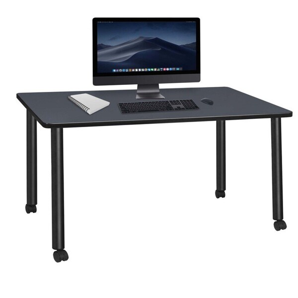 Regency Desk Shells, 24 D X 29 H, 66 W X Wood, Metal, Grey - MDCL6624GYBK