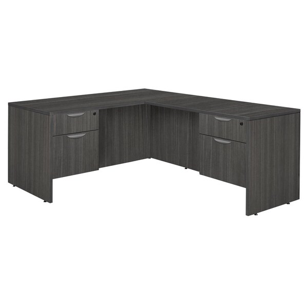 Regency Legacy L-Desks, 77 D X 29 H, 60 W X Wood, Ash Grey - LLD603047AG
