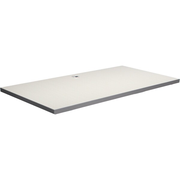 We'Re It Lift It Electric Sit Stand Desk, 46.25 H, 24 W X Laminate wood, metal, White - VL12WH4824-8827