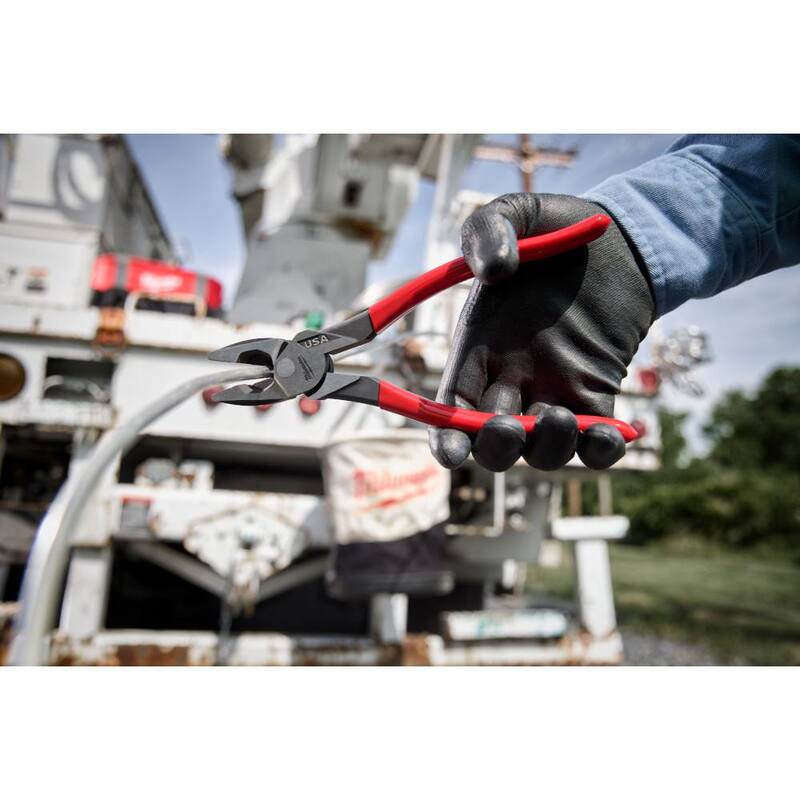Milwaukee Linesman Plier with 8 in. Long Nose Plier and 7 in. Diagonal Plier - MT500-MT507-MT505