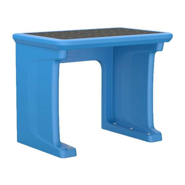 Cortech Freestanding Desk, 24 in D X 29 in H, 36 in W X Slate Blue - 7608SB
