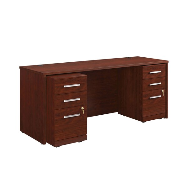 Officeworks By Sauder Affirm 72 X 24 She 3 Drwr Peds Ste Cc A3 - 430198