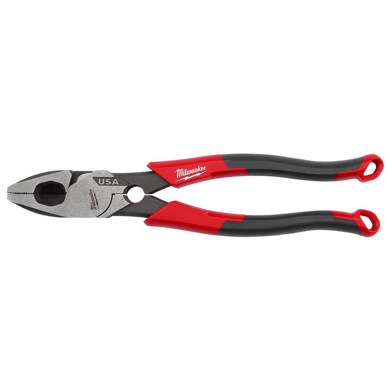 Milwaukee Linesman Plier Comfort Grip/Thread Cleaner & 8 in. Long Nose Plier Comfort Grip & 7 in. Diagonal Plier Comfort Grip - MT550T-MT557-MT555