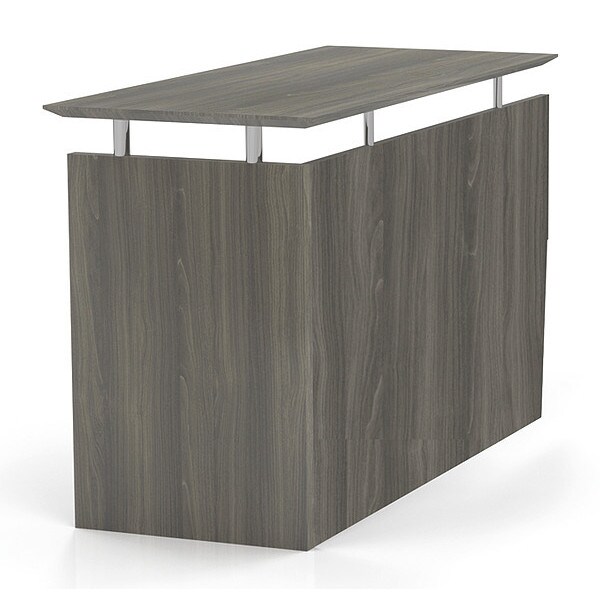 Mayline Non Handed Return Medina Universal Return, Gray, 48"x20", 20" D X 29-1/2" H, 48-1/2" W X - MNRTLGS