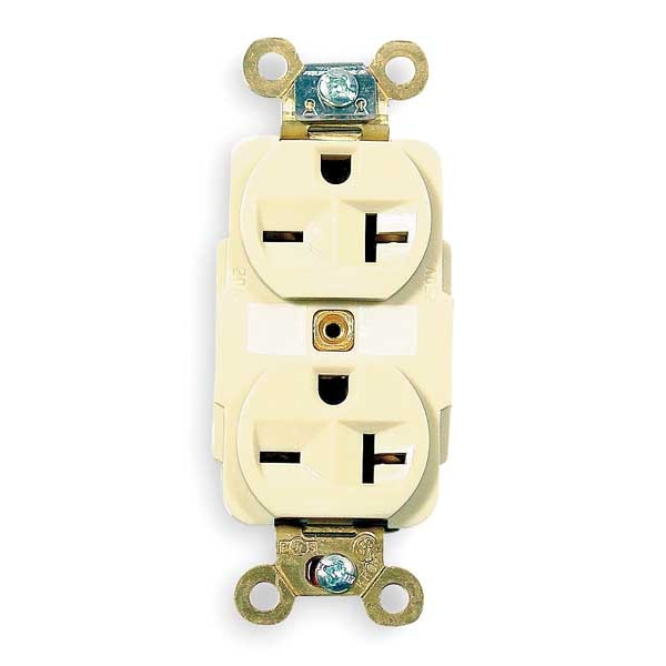 Hubbell 20A Duplex Receptacle 250VAC 6-20R IV - HBL5462I