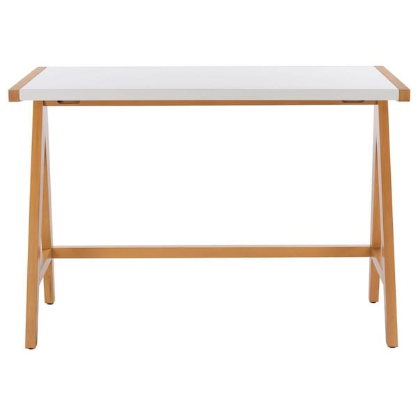 Safavieh 42 in. Ripley Desk, Oak & White - DSK5001A