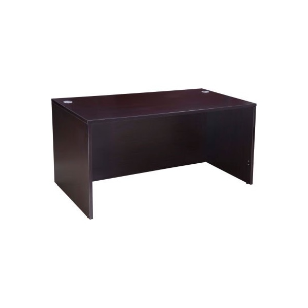 Norstar Office Products - Klang Malaysi Interion Desk Shell, 60inW x 30inD, Mocha - O-695932MC