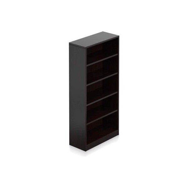Gec Offices To Go 4 Shelf Bookcase in Espresso - Executive Modular Furniture - SL71BC-AEL