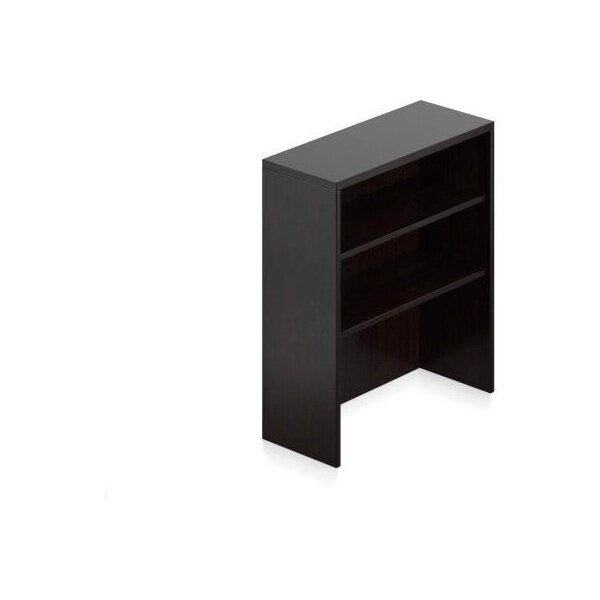 Gec Offices To Go - Hutch Bookcase - 36"W x 15"D x 36"H - Espresso - SL36HO-AEL