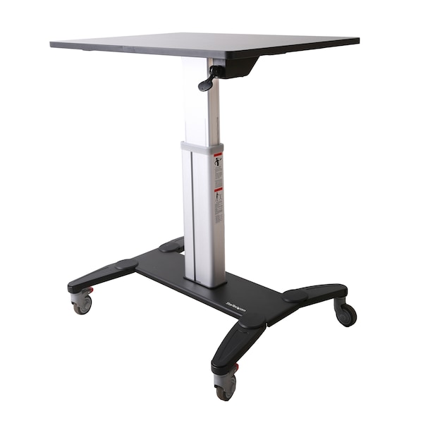 Startech.Com 23.62" D X 45.28 in H, 31.5" W X Black & Silver - STSCART