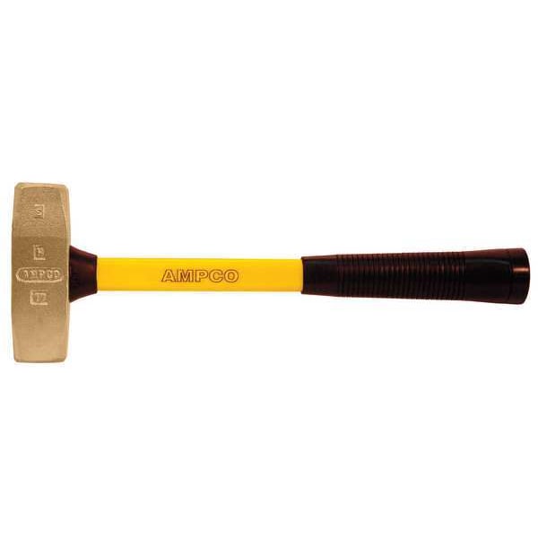 Ampco Safety Tools Dbl Face Engineers Hammer, Non-Spark, 3 lb - H-17FG