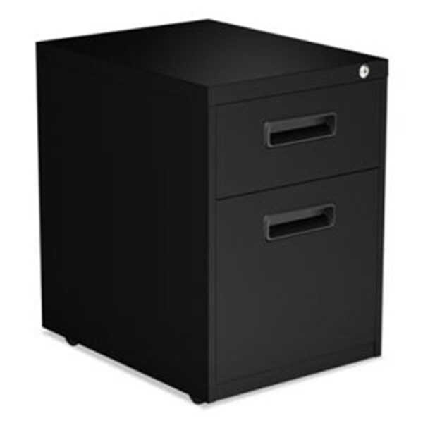 Fine-Line ALE Two-Drawer Metal Pedestal File, Black - FI639484