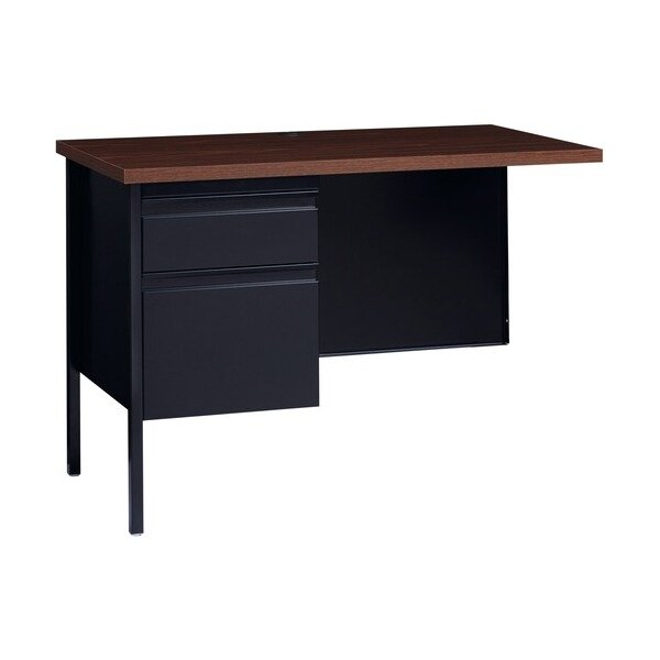 Lorell DESK, L RTRN, 24X42, BKWT - LLR60924