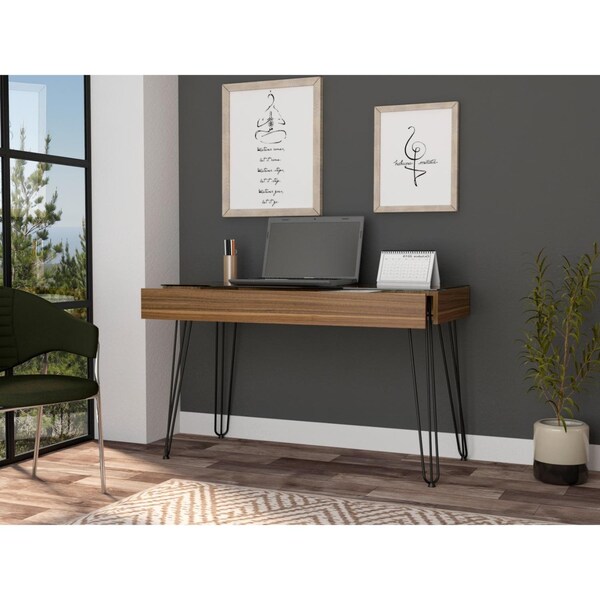 Tuhome 19.6 in. D X 29.2 in. H, 47.2 in. W X Laminate, Brown - ELG5971