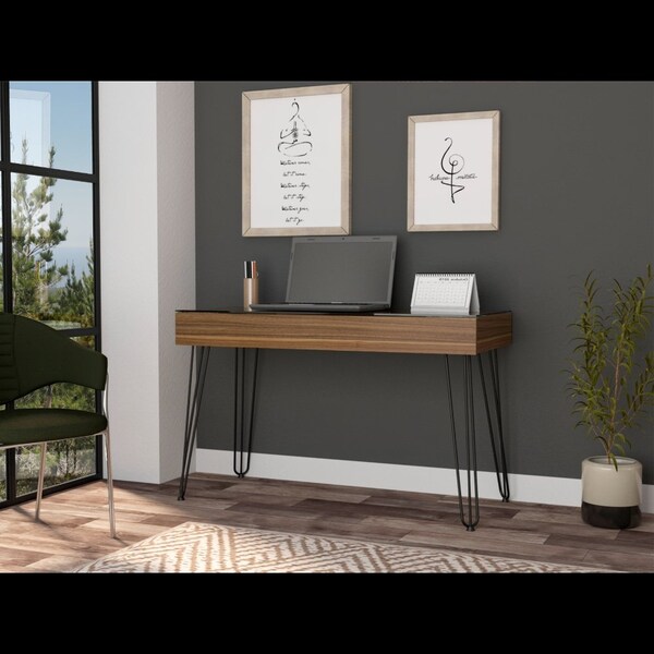 Tuhome 19.6 in. D X 29.2 in. H, 47.2 in. W X Laminate, Brown - ELG5971