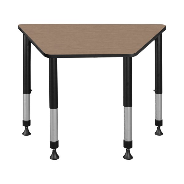 Regency Adjustable Height Kids Learning School Desk, 36 in W X Wood, Metal, Noble Oak - TSD362319NO