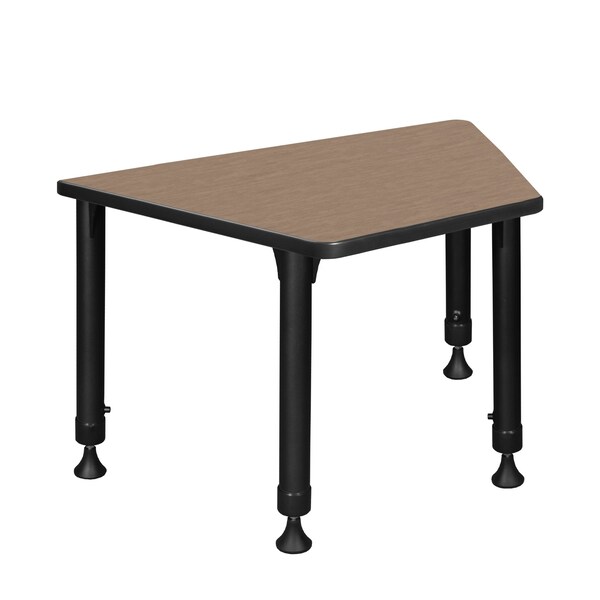Regency Adjustable Height Kids Learning School Desk, 36 in W X Wood, Metal, Noble Oak - TSD362319NO