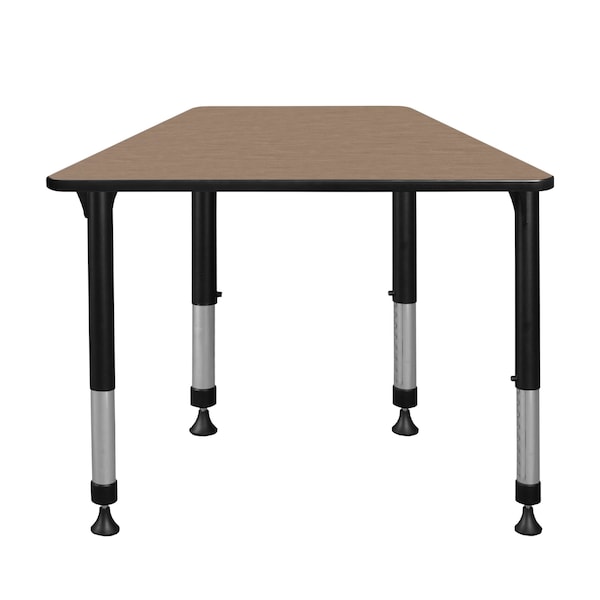 Regency Adjustable Height Kids Learning School Desk, 36 in W X Wood, Metal, Noble Oak - TSD362319NO