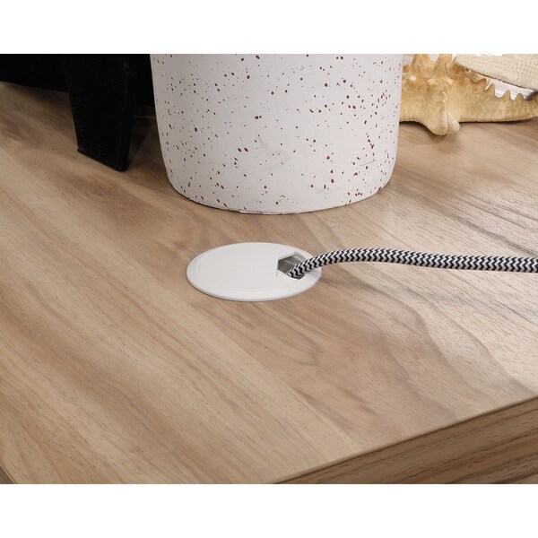 Sauder 65.12 in D X 29.76 in H, 65.35 in W X Engineered wood, Metal - 427478