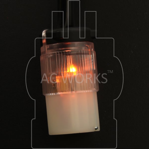 Ac Works NEMA 5-15R 15A 125V Household Outlet with Power Indicator UL, C-UL Approval - AS515RL