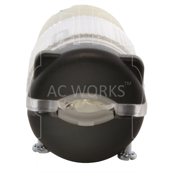 Ac Works NEMA 5-15R 15A 125V Household Outlet with Power Indicator UL, C-UL Approval - AS515RL