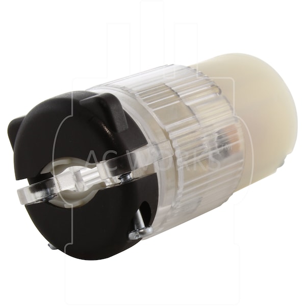 Ac Works NEMA 5-15R 15A 125V Household Outlet with Power Indicator UL, C-UL Approval - AS515RL