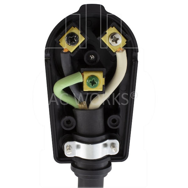 Ac Works 30 Amp RV Travel Trailer NEMA TT-30R DIY Assembly Replacement Female Connector - ASTT30R