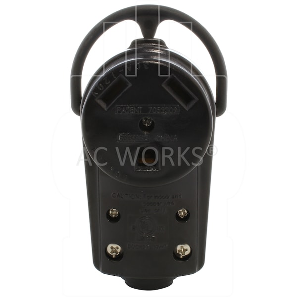 Ac Works 30 Amp RV Travel Trailer NEMA TT-30R DIY Assembly Replacement Female Connector - ASTT30R