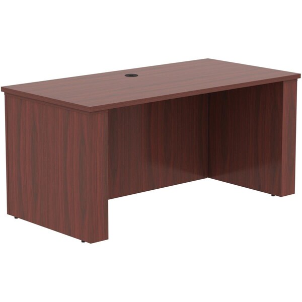 Lorell 60 x 29 x 49 in. Essentials Sit to Stand Desk ShellMahogany - LLR69571