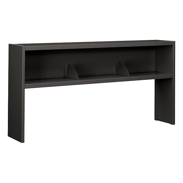 Hon Desk Hutch, 34 3/4 in H, 72 in W X Laminate, Black - H386572N.S