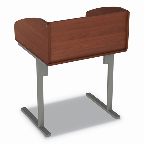 Linea Italia Study Carrels, 23-1/2 in D X 45-1/4 in H, 31.25" W X Laminate, Cherry - SC801CH