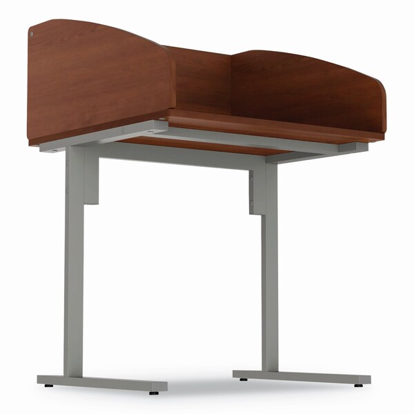 Linea Italia Study Carrels, 23-1/2 in D X 45-1/4 in H, 31.25" W X Laminate, Cherry - SC801CH