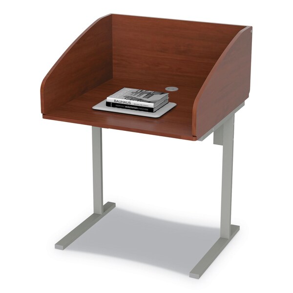 Linea Italia Study Carrels, 23-1/2 in D X 45-1/4 in H, 31.25" W X Laminate, Cherry - SC801CH