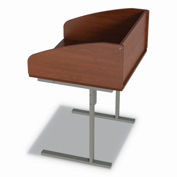 Linea Italia Study Carrels, 23-1/2 in D X 45-1/4 in H, 31.25" W X Laminate, Cherry - SC801CH