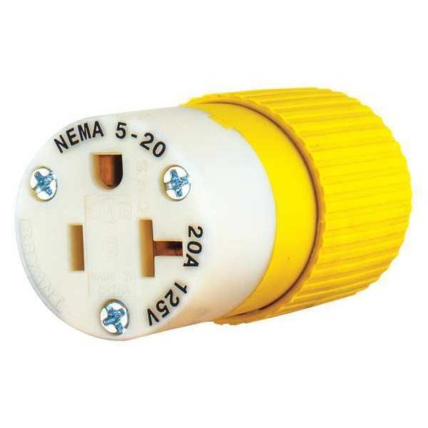 Zoro Select Blade Connector, Yellow/White, 20A, Marine - BRY5369NCSY
