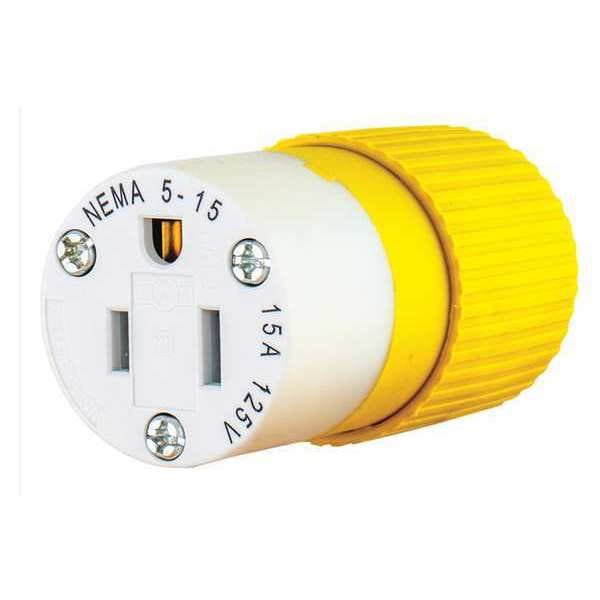 Zoro Select Blade Connector, Yellow/White, 15A, Marine - BRY5269NCSY